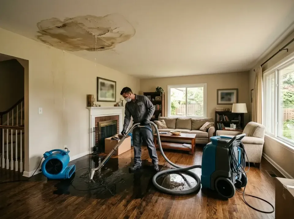 attic-pipe-burst-ceiling-drip-008 — frequently asked questions, Water Damage Restoration & Carpet Care in Cherry Hill Mall,…